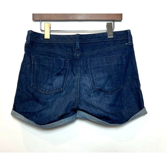 Banana Republic Dark Denim Roll-Up Jean Shorts Size 27 Womens Casual Summer Wear - Picture 4 of 12